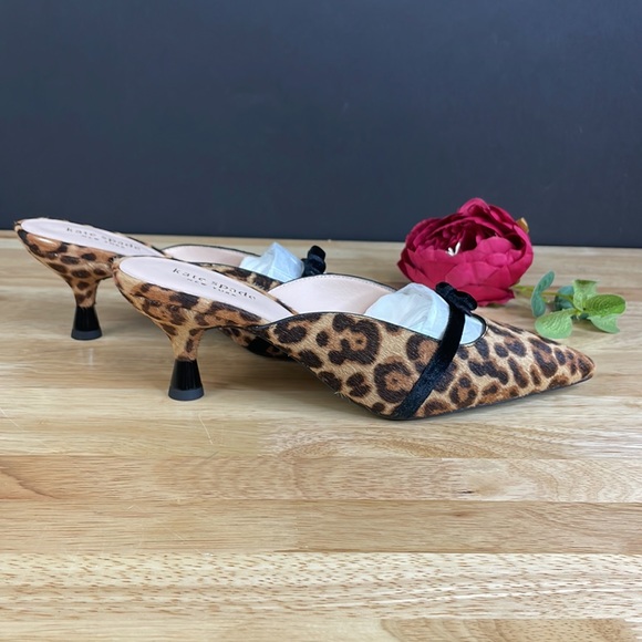 Kate Spade New York Leopard Print Carnation Pumps Size 6.5 - Picture 8 of 8